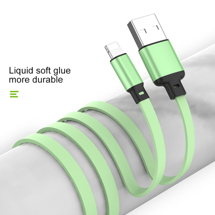 كابل شحن ومزامنة بيانات قابل للسحب 3 في 1 USB إلى USB-C / Type-C + 8Pin + Micro USB من السيليكون السائل 3.5A