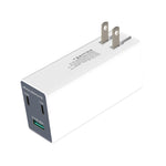 شاحن USB متعدد الوظائف قابل للطي بزاوية 90 درجة بقوة 36 واط مع قابس أمريكي WLX-X3