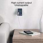 شاحن USB متعدد الوظائف قابل للطي بزاوية 90 درجة بقوة 36 واط مع قابس أمريكي WLX-X3