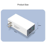 شاحن USB متعدد الوظائف قابل للطي بزاوية 90 درجة بقوة 36 واط مع قابس أمريكي WLX-X3