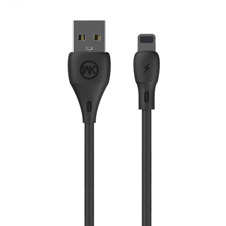 WK WDC-072 كابل شحن ومزامنة بيانات USB إلى 8 بن بطول 1 متر، خرج 2.1A، سرعة كاملة، 8 بن