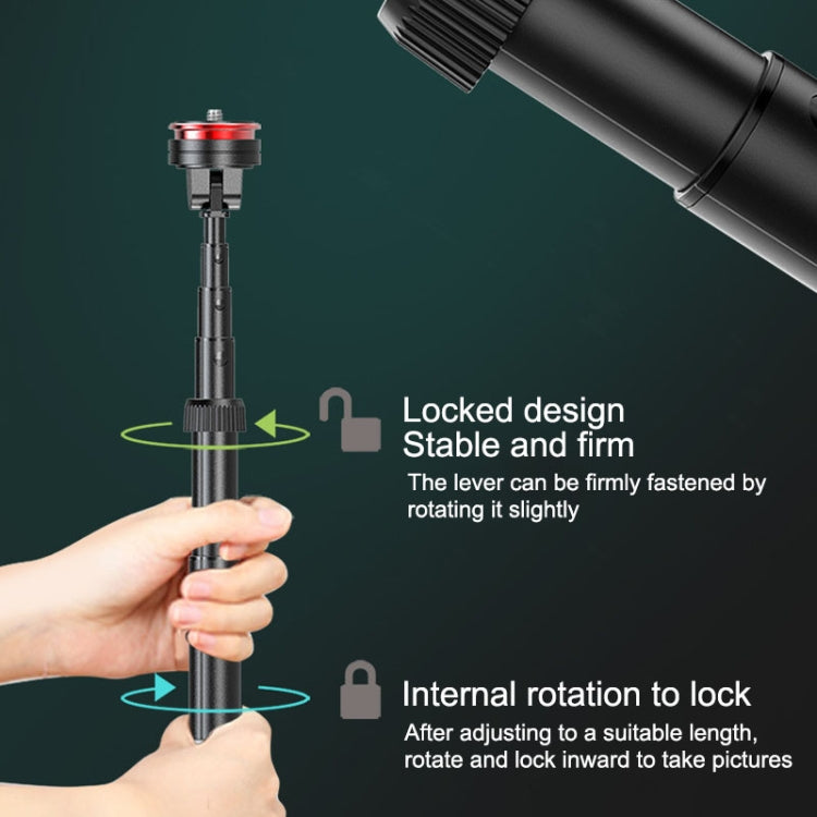 Aluminum Alloy Mobile Phone Bluetooth Selfie Stick Live Floor Tripod Bracket, Height: 1.5m, Height: 1.5m