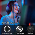 ONIKUMA K19 Single Plug Light Adjustable Gaming Headphone with Microphone