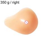 AS5 Spiral Shape Postoperative Rehabilitation Fake Breasts Silicone Breast Pad Nipple Cover 350g/Right, 350g/Right