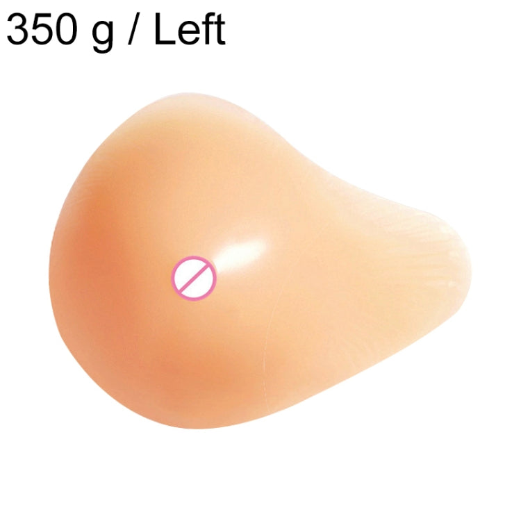 AS5 Spiral Shape Postoperative Rehabilitation Fake Breasts Silicone Breast Pad Nipple Cover 350g/Left, 350g/Left