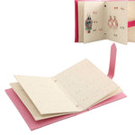 Kreatives, tragbares Ohrstecker-Präsentationsregal in Buchform und Schmuckaufbewahrungsbox