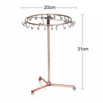 Retro Rotatable Scarf Bracelet Pendant Necklace Jewelry Display Storage Rack