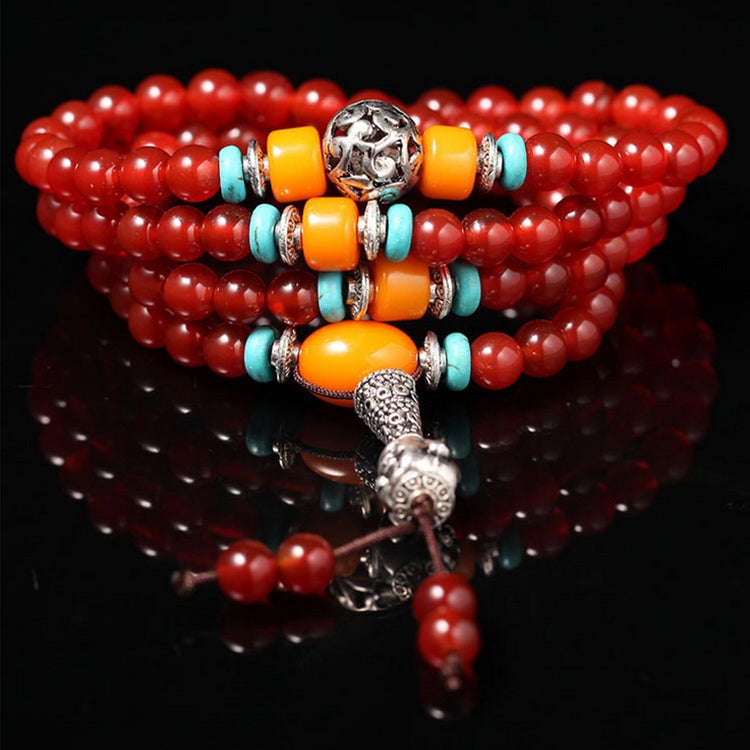 Fashion Jewelry Accessory Garnet Beads Bracelet, Red Agate & Elephant, Red Agate & Pi Xiu, Violitde, Garnet, Blue Sandstone & Calabash, Red Agate & Buddha Head, Aquamarine & Longevity Lock, White Jade, Pink Crystal & Cat, Pink Crystal & Elephant & Fish
