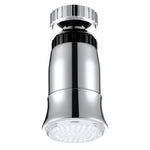مصباح صنبور LED RGB مع حساس درجة حرارة LED SDF2-B5، حجم: 78 × 30 مم، واجهة: 22 مم (فضي)، SDF2-B5