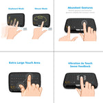 H18 2.4GHz Mini Wireless Air Mouse QWERTY Keyboard with Touchpad / Vibration for PC, TV, H18 Wireless Keyboard
