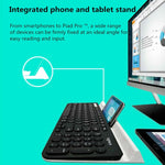 Logitech K780 Multi-device Bluetooth + Unifying Dual Mode Wireless Keyboard with Stand
