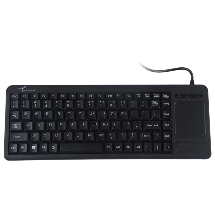 DS-8800 PS / 2 Interface Prevent Water Splashing Laser Engraving Character One-piece Wired Touchpad Keyboard, Length: 1.5m, DS-8800 PS/2