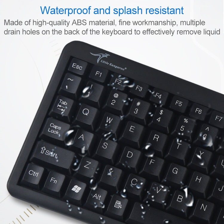 DS-8900 PS / 2 Interface Prevent Water Splashing Laser Engraving Character One-piece Wired Trackball Keyboard, Length: 1.5m, DS-8900 PS/2