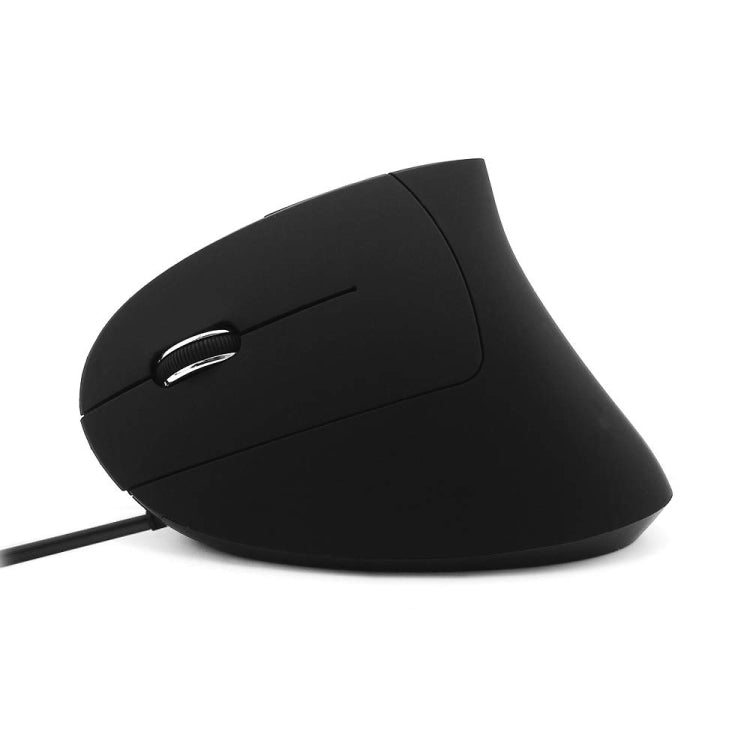 CM0093 Wired Version 2.4GHz Three-button Vertical Mouse for Left-hand, Resolution: 1000DPI / 1200DPI / 1600DPI, Cable Length：1.7m, Wired Version