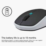 Logitech Voice M380 4 Buttons Smart Voice Input Wireless Mouse, M380