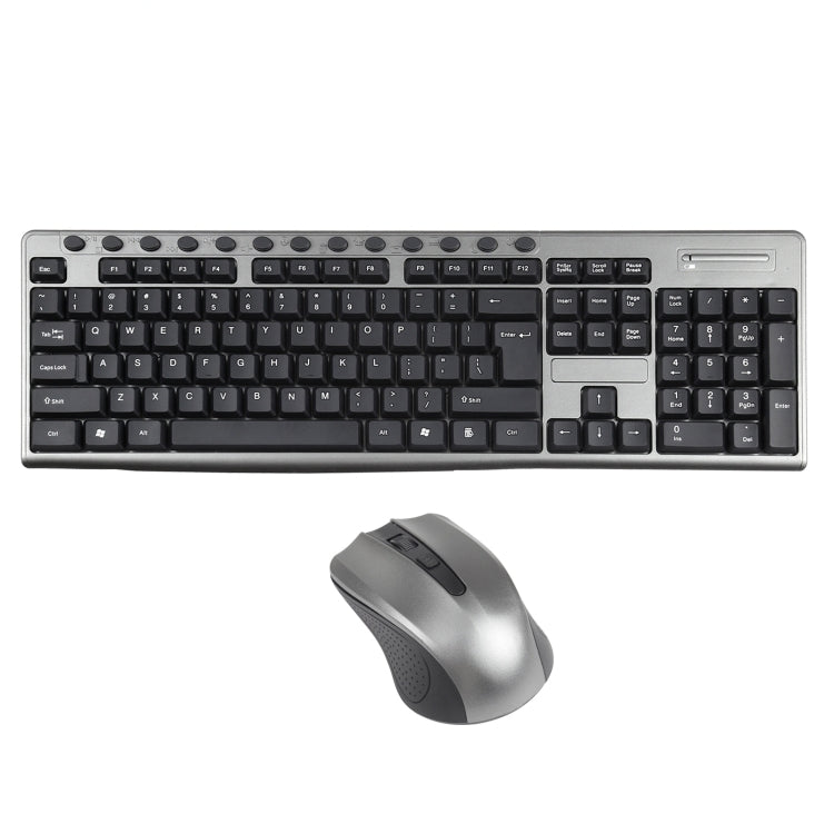 KB-6600 2.4Ghz Office Waterproof Wireless Keyboard Mouse Set, KB-6600