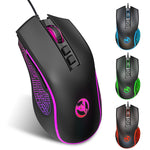 HXSJ X100 7-buttons 3600 DPI Cool Glowing Wired Gaming Mouse, Cable Length: 1.5m