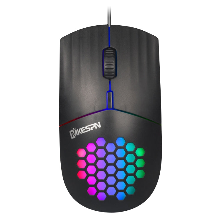 MKESPN SXS-838 USB Interface RGB Hollow Wired Mouse, USB