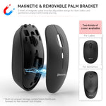 MKESPN 859 2.4G+BT5.0+BT3.0 Three Modes Wireless Mouse, 2.4G+BT5.0+BT3.0