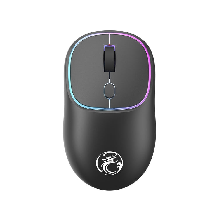 iMICE W-618 Rechargeable 4 Buttons 1600 DPI 2.4GHz Bluetooth Silent Wireless Mouse for Computer PC Laptop, W-618 2.4GHz & Bluetooth