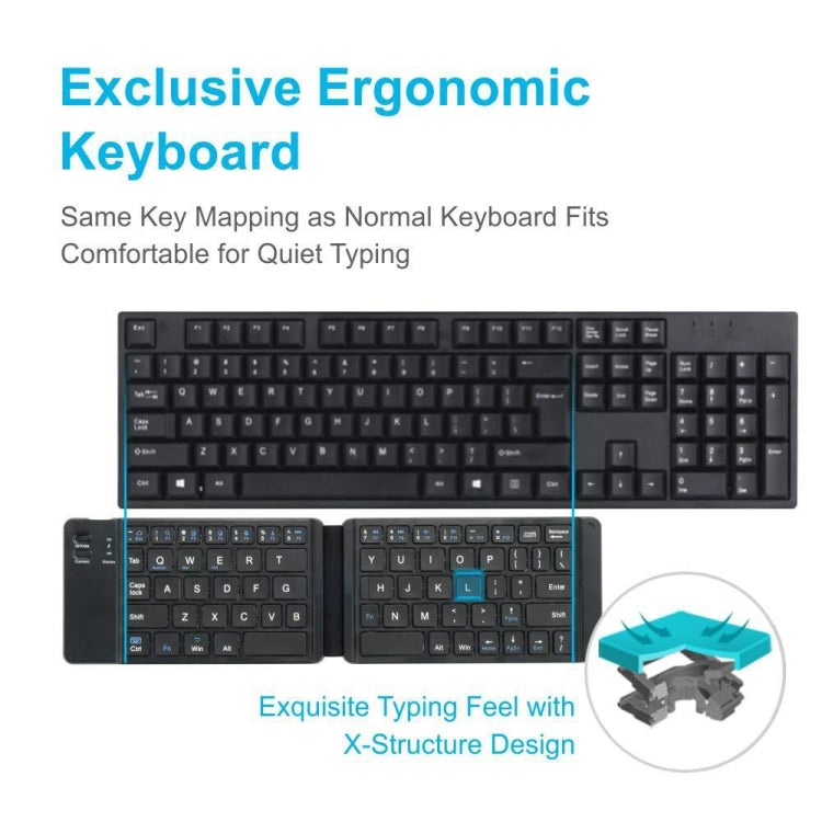 Mini Wireless Bluetooth Folding Keyboard