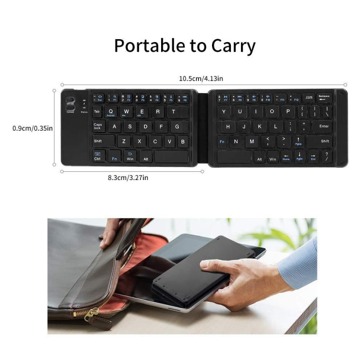 Mini Wireless Bluetooth Folding Keyboard