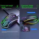 iMICE T97 Gaming Mouse RGB LED Light USB 7 Buttons 7200 DPI Wired Gaming Mouse