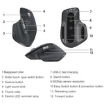 Logitech MX Master 3s 8000DPI 2.4GHz Ergonomic Wireless Bluetooth Dual Mode Mouse