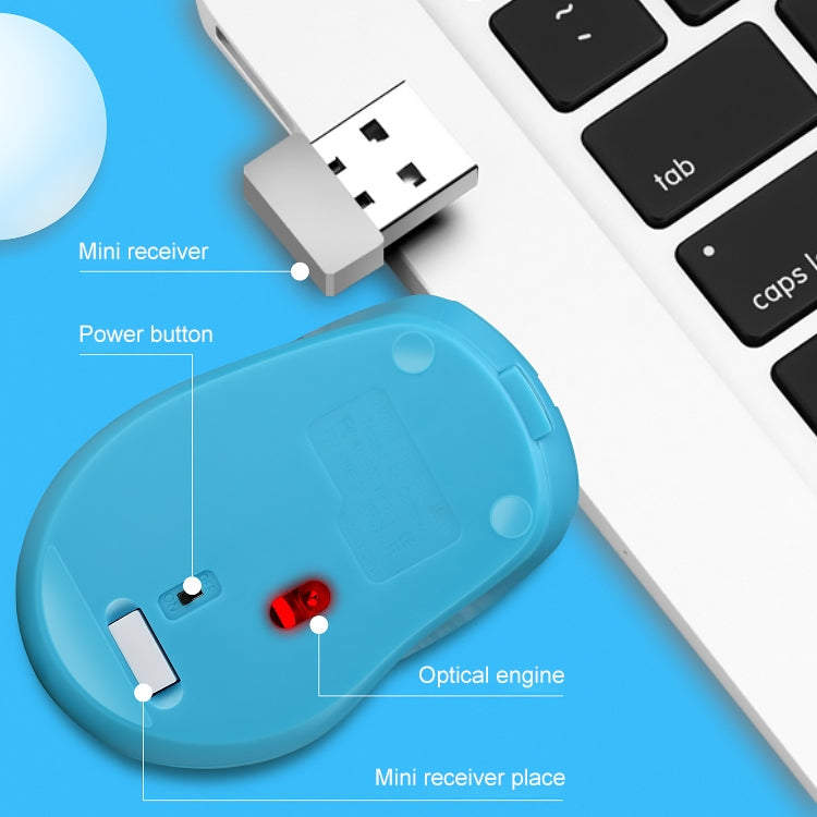 ZGB 361 2.4G Wireless Chargeable Mini Mouse 1600dpi