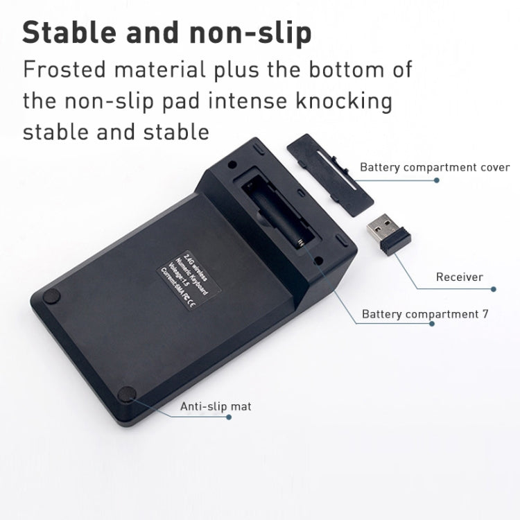 MC Saite 2129RF 18 Keys Wireless 2.4G Numeric Keyboard