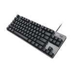 Logitech K835 Mini Mechanical Wired Keyboard, Green Shaft, Green Shaft