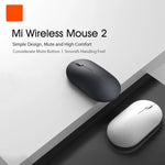 Original Xiaomi 2.4GHz 125HZ 1000DPI Rechargeable Ultra-thin Computer Mouse 2, Original Xiaomi  Computer Mouse 2
