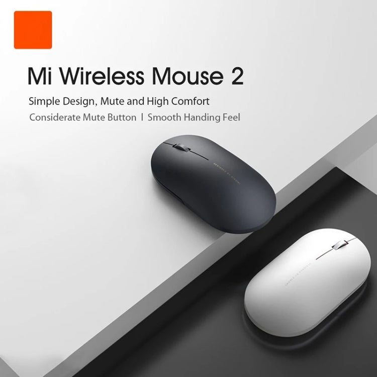 Original Xiaomi 2.4GHz 125HZ 1000DPI Rechargeable Ultra-thin Computer Mouse 2, Original Xiaomi  Computer Mouse 2