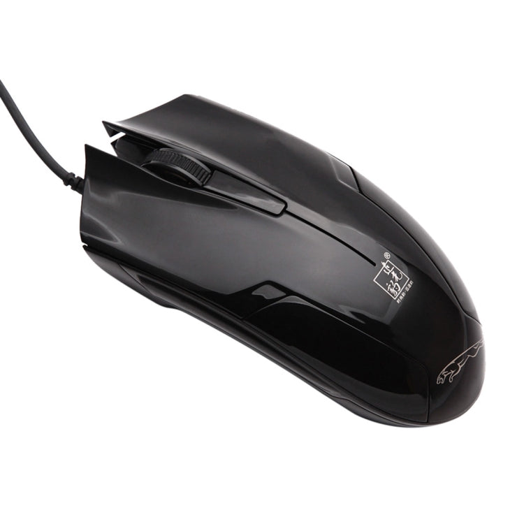 Chasing Leopard 119 USB Universal Wired Optical Gaming Mouse, Length: 1.45m, 119 Jet Black, 119 White, 119 Black