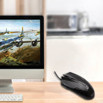 Chasing Leopard 119 USB Universal Wired Optical Gaming Mouse, Length: 1.45m, 119 Jet Black, 119 White, 119 Black