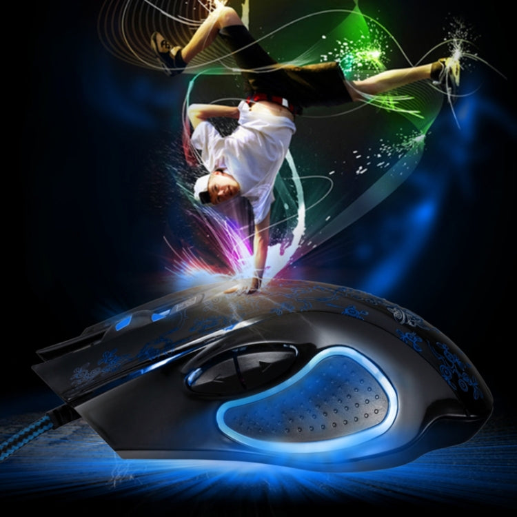 ZGB 169 USB 2400DPI Four-speed Adjustable LED Backlight Wired Optical E-sport Gaming Mouse with Counter Weight, Length: 1.45m, 169 Black, 169 White