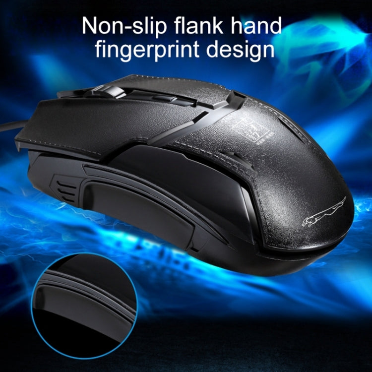 Chasing Leopard 179 USB 1600DPI Three-speed Adjustable Wired Optical Gaming Mouse, Length: 1.3m, 179