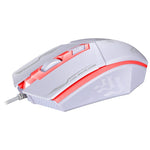 Chasing Leopard 199 USB 1600DPI Three-speed Adjustable LED Backlight Wired Optical Gaming Mouse, Length: 1.3m, 199 Black, 199