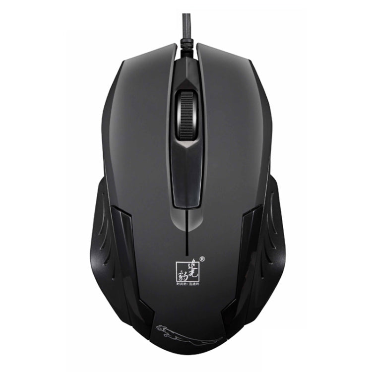 Chasing Leopard 512G USB Frosted Wired Optical Gaming Mouse, Length: 1.3m, 512G