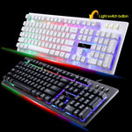 ZGB G20 104 Keys USB Wired Mechanical Feel Glowing Computer Keyboard Gaming Keyboard