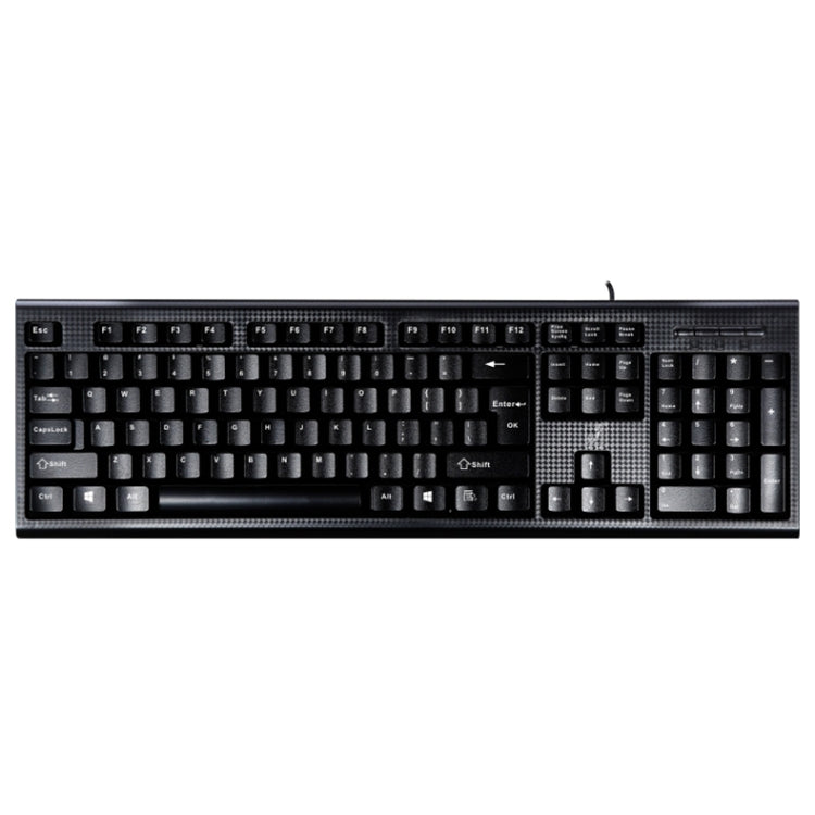 ZGB Q9 104 Keys USB Wired Grid Texture General Gaming Office Keyboard