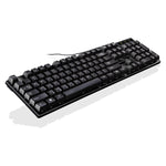 ZGB Q17 104 Keys USB Wired Suspension Gaming Office Keyboard for Laptop, PC