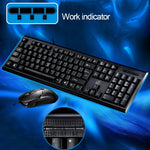Chasing Leopard Q9 1600 DPI Professional Wired Grid Texture Gaming Office Keyboard + Optical Mouse Kit