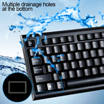 Chasing Leopard Q9 1600 DPI Professional Wired Grid Texture Gaming Office Keyboard + Optical Mouse Kit