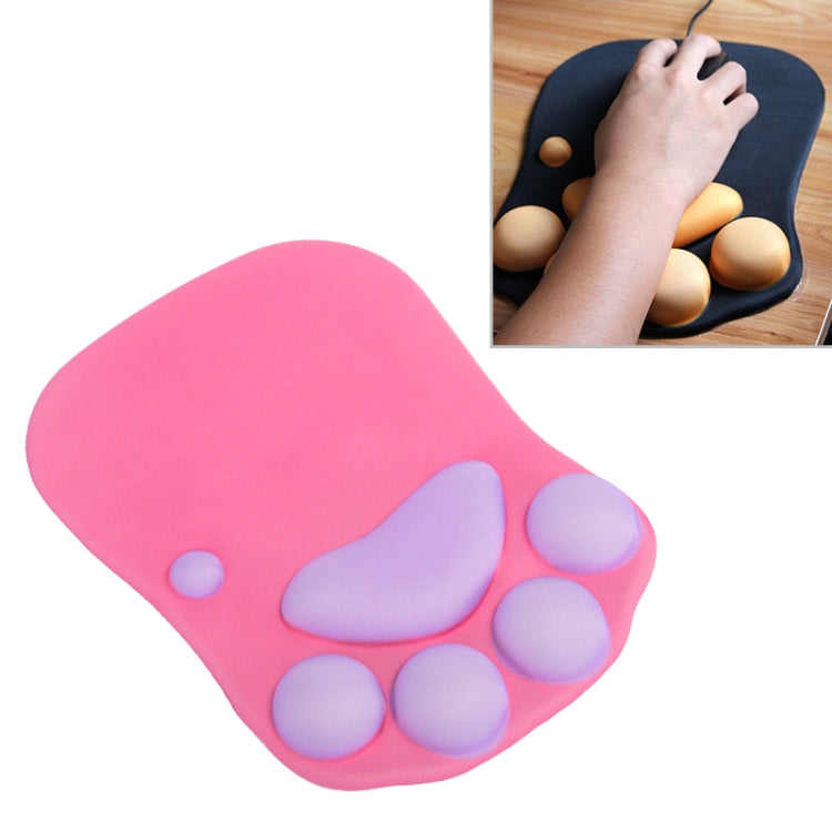 MONTIAN Cat Claw Shape Slow Soft Bracer Non-slip Silicone Mouse Pad