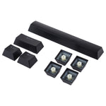 ABS Translucent Keycaps, OEM Highly Mechanical Keyboard, Universal Game Keyboard, Black, Blue
