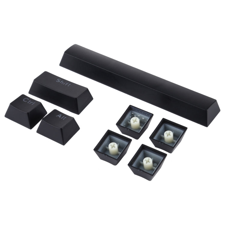 ABS Translucent Keycaps, OEM Highly Mechanical Keyboard, Universal Game Keyboard, Black, Blue