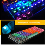 ABS Translucent Keycaps, OEM Highly Mechanical Keyboard, Universal Game Keyboard, Red, White, Yellow, Black, Orange, Pink, Grey, Blue, Purple