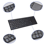K-07 ABS Wireless Chargeable Bluetooth Touch Keyboard, K-07