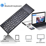 K-07 ABS Wireless Chargeable Bluetooth Touch Keyboard, K-07